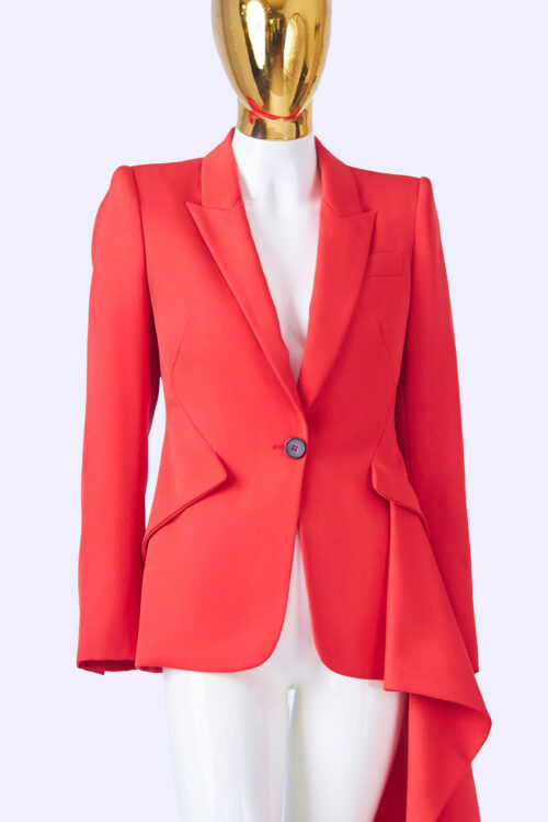 Alexander-McQueen-Orange-Jacket_front-close