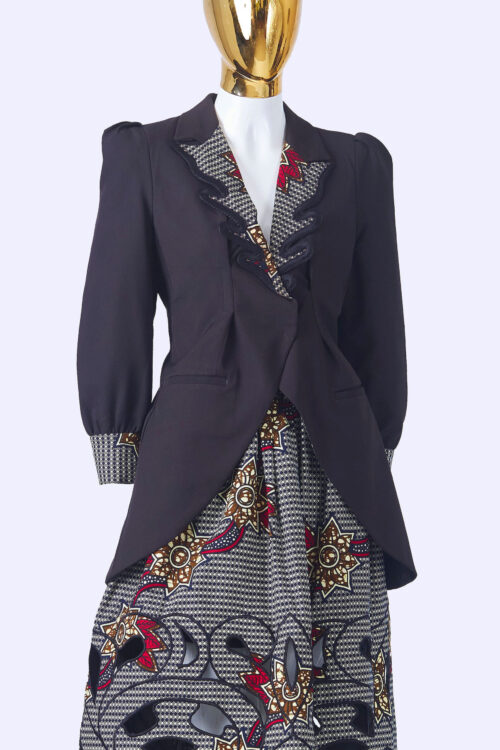 Christie-Brown-Jacket-Skirt_front-close