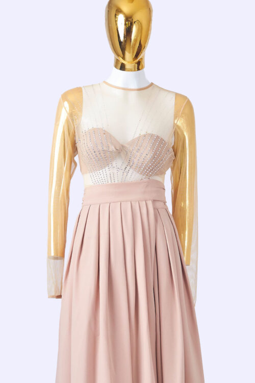 Long-Biege-Wrap-Skirt_front-close