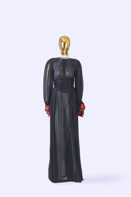 Christie-Brown-Black-Dress_front-full