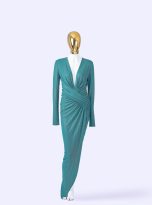 Alexander-Vauthier-Green-Sparkly-Dress-front-full
