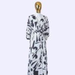 Sesto-Senso-Black-and-White-Dress-front-full