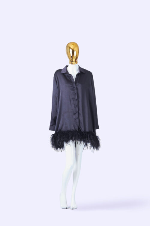 ClubL-Black-Dress-Fur-Trim_front-full