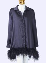 ClubL-Black-Dress-Fur-Trim_front-close